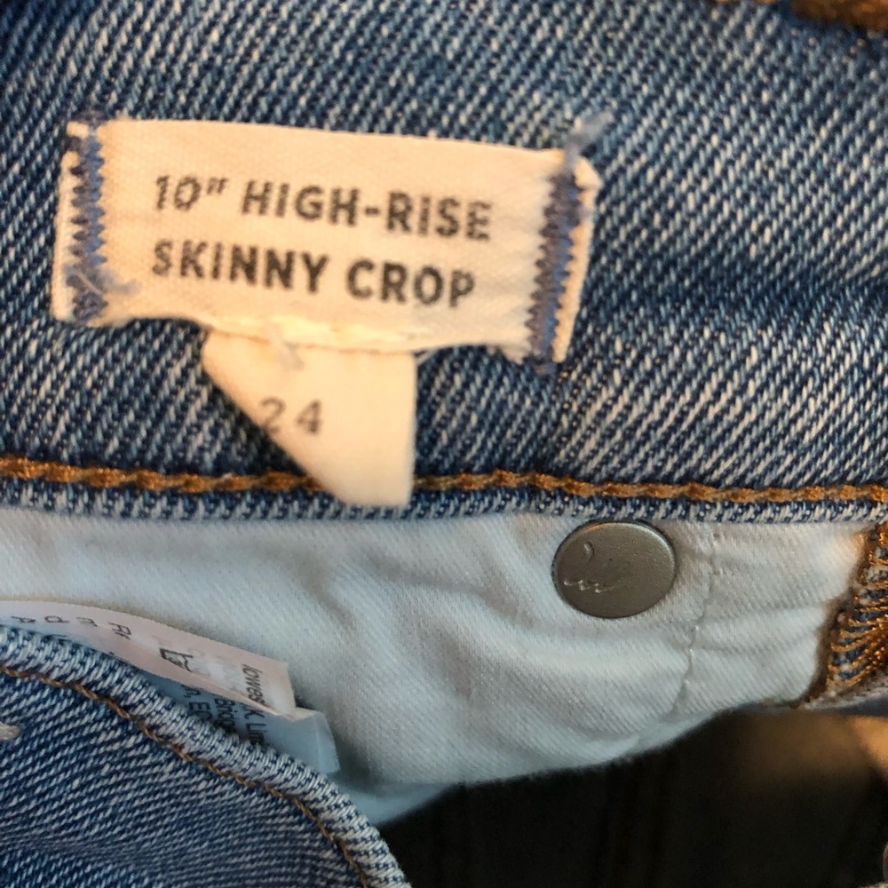 Madewell 10 inch high rise skinny jeans size 24 - Picture 3 of 6